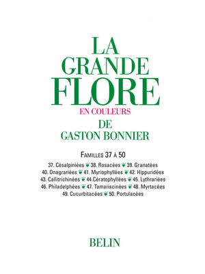 cover image of La grande Flore (Volume 7)--Famille 37 à 50